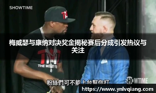 梅威瑟与康纳对决奖金揭秘赛后分成引发热议与关注